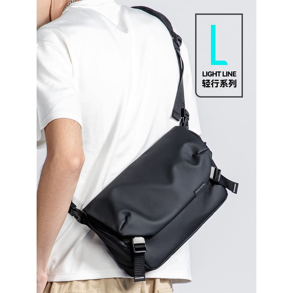 Marco Lyden Bolsa de Ombro Moda Masculina Bolsa Mensageiro Business Casual Bolsa Mensageiro Estudante Ferramentas Funcio