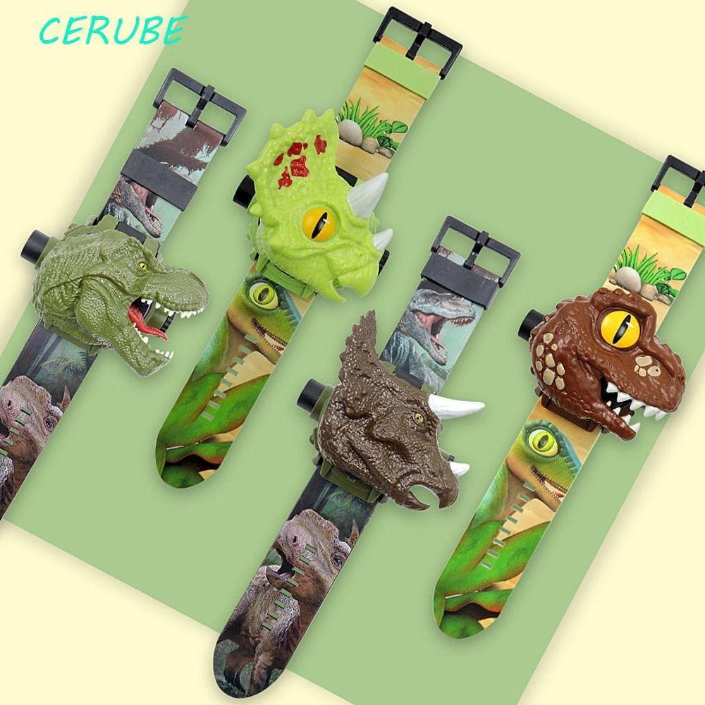 CERUBE Crianças Assistem Presentes Para Meninos Tiranossauro Rex Personalidade Estudantes Relógio De Pulso Digital