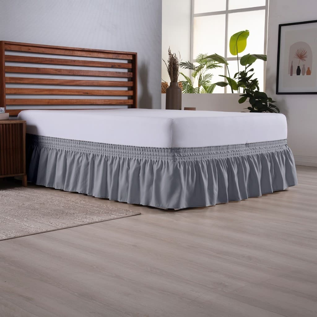Saia para Cama Box Esperança Casal/Queen/King – Microfibra 170 Fios com Elástico Ajustável 40cm