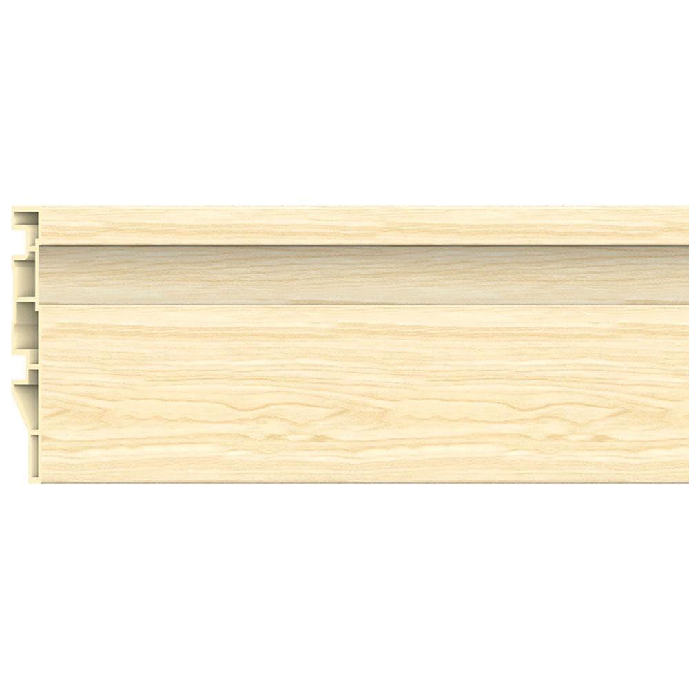 Rodapé PVC Modaza Frisado Fresno, 7 x 285 cm