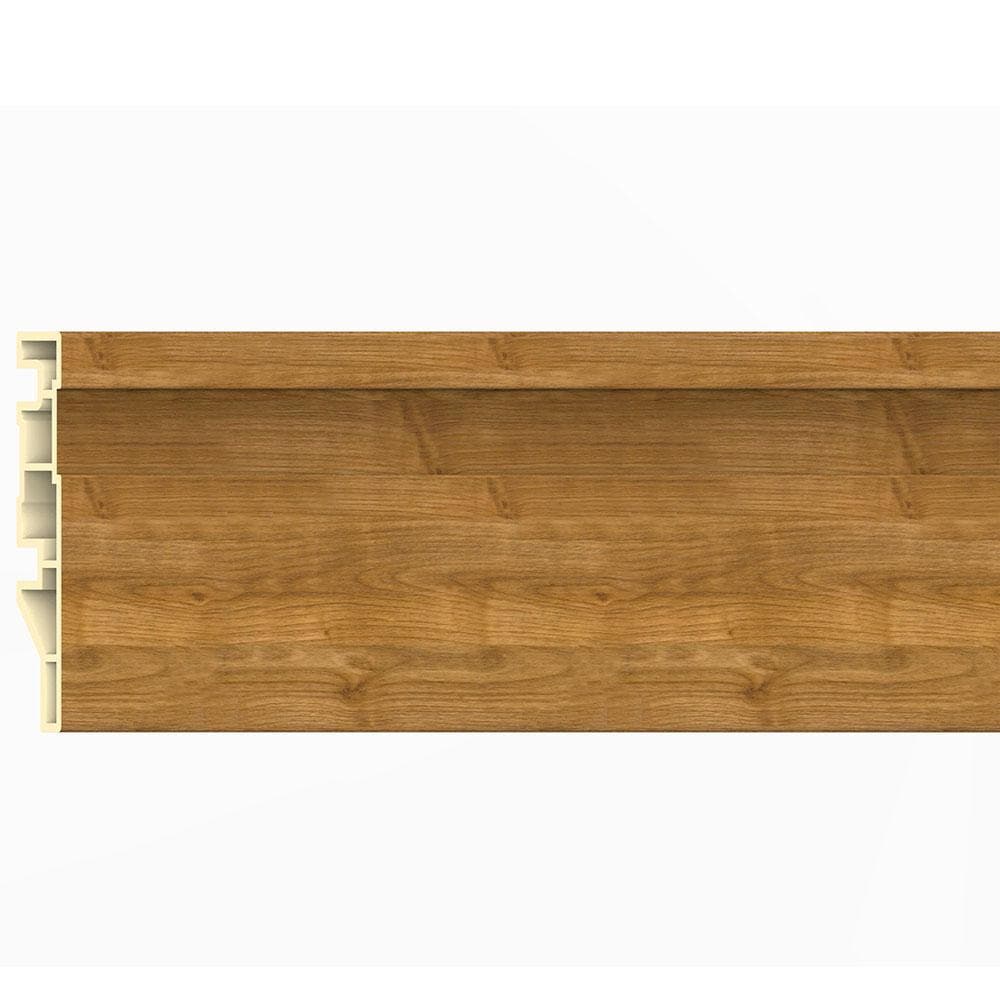 Rodapé PVC Modaza Frisado Citrino, 7 x 285 cm