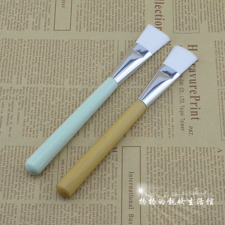 Escova de máscara de cabelo macio conjunto Facial ferramenta de beleza escova de máscara diy escova de máscara tamanho g