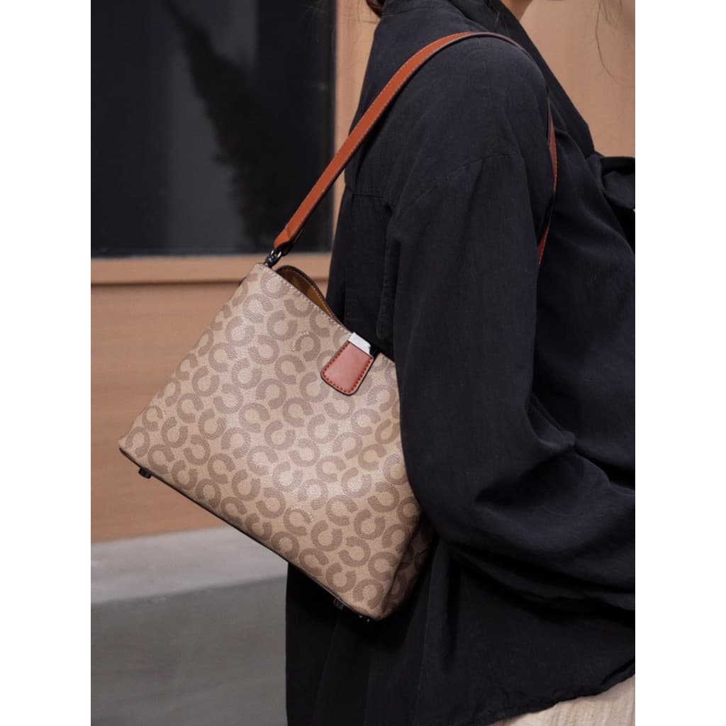 Ivisman bolsa feminina 2025 novo estilo presbiopia bolsa mensageiro de couro grande capacidade sacola de viagem bolsa de