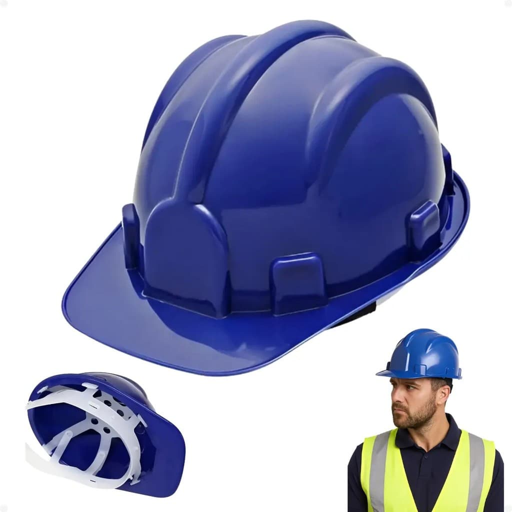 Capacete Segurança Obra Construção EPI Beryl Carneira