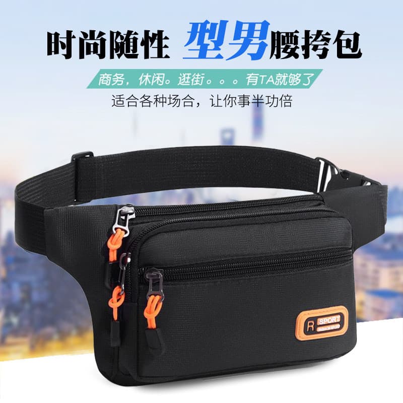 Crossbody saco de peito das mulheres dos homens saco da cintura do telefone móvel saco caixa registradora carteira grand