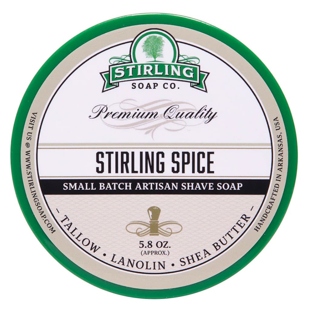 Dishi Sabonete de barbear masculino Starling Sabonete de barbear SPICE Fragrância Velho Capitão Fragrância Sabonete de e