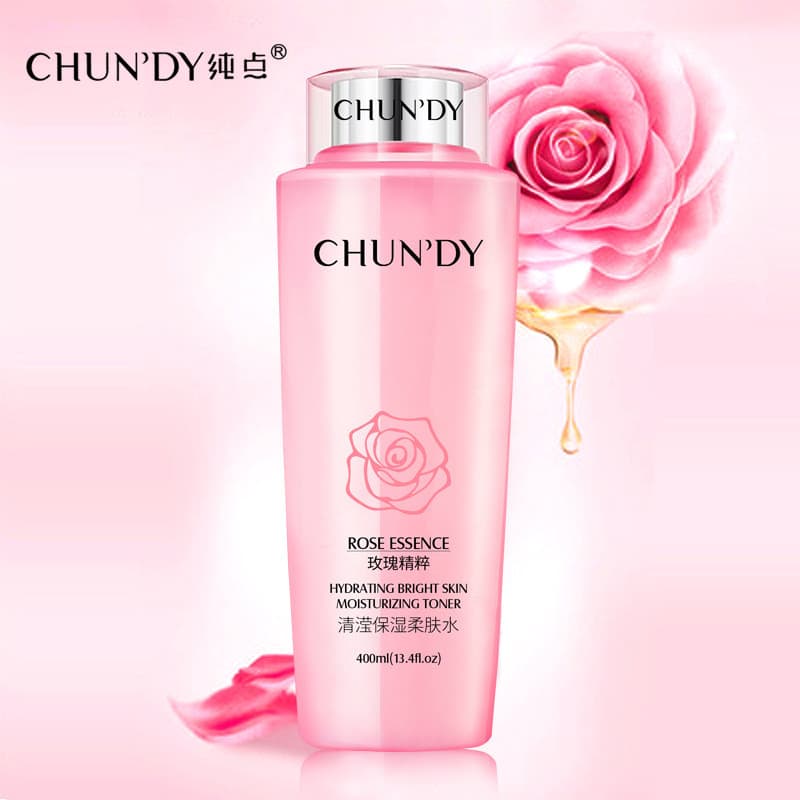 Francês autêntico rosa toner toner hidratante hidratante iluminando a pele toner grande toner Facial manhã noite produto