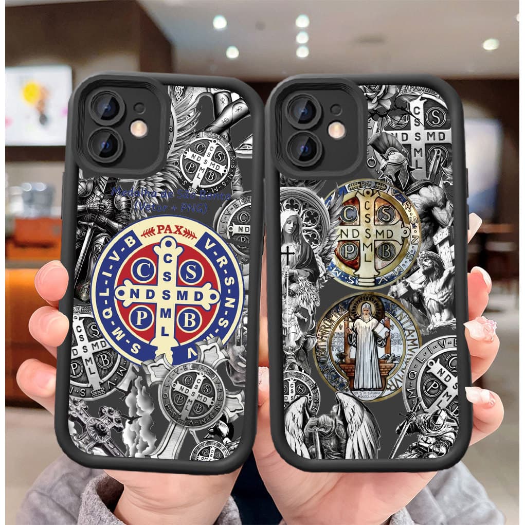 Capa Para POCO X7 Pro X6 X5 F6 F5 F3 X4 M6 M4 X3 C75 C65 C71 C40 M5S A Coleção Do Guardião De São Bento Fosca