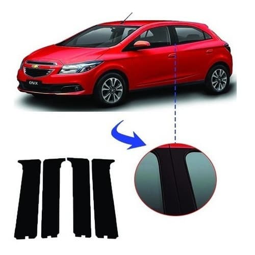 Kit Soleira + Colunas Onix  Universal Carro personalizado