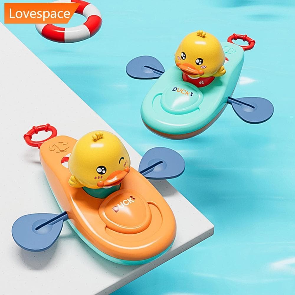 LS-STORE Puxar Cabo Pato Banheira Barco Interativo Corda Infantil Atividade De Água Brinquedos Flutuantes Banho Do Bebê