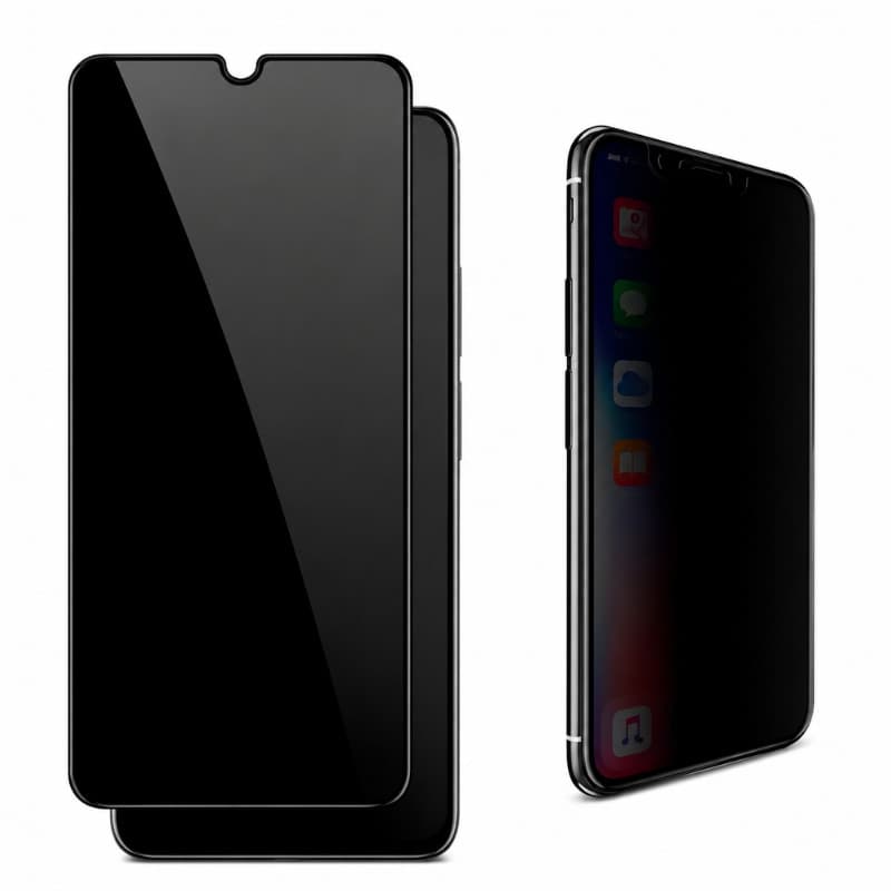 Película de Vidro 3D Privacidade Anti Espião Compatível com iPhone 11 / XR Full Cover Proteção Premium