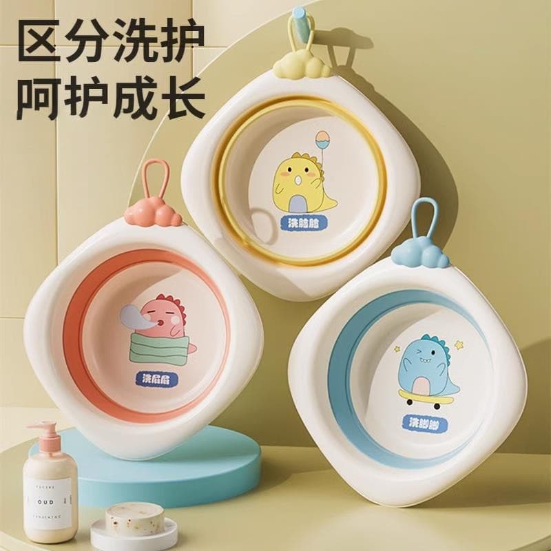Japão japão Seiko lavatório do bebê pode pendurar bacia dobrável do bebê recém-nascido crianças lavar bunda lavagem pé b