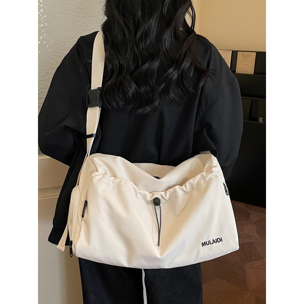 Bolsa de ginástica feminina com separação seca e molhada, bolsa de viagem de curta distância, bolsa mensageiro de ombro,