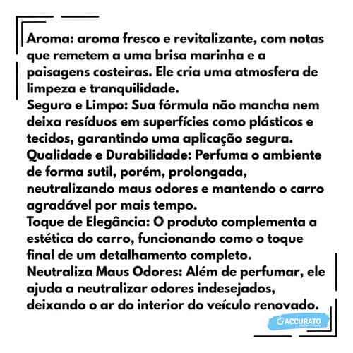 Cheirinho Aromatizador Ambiente Carro Casa Antiodor Verona Azul-celeste Fresco