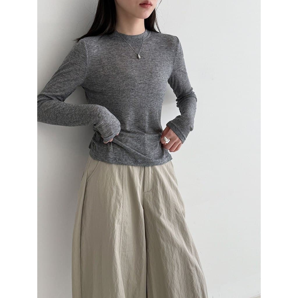 Textura plissada sentir ombro genuíno curto transparente camiseta feminina frito rua única bela camisa de fundo coreano