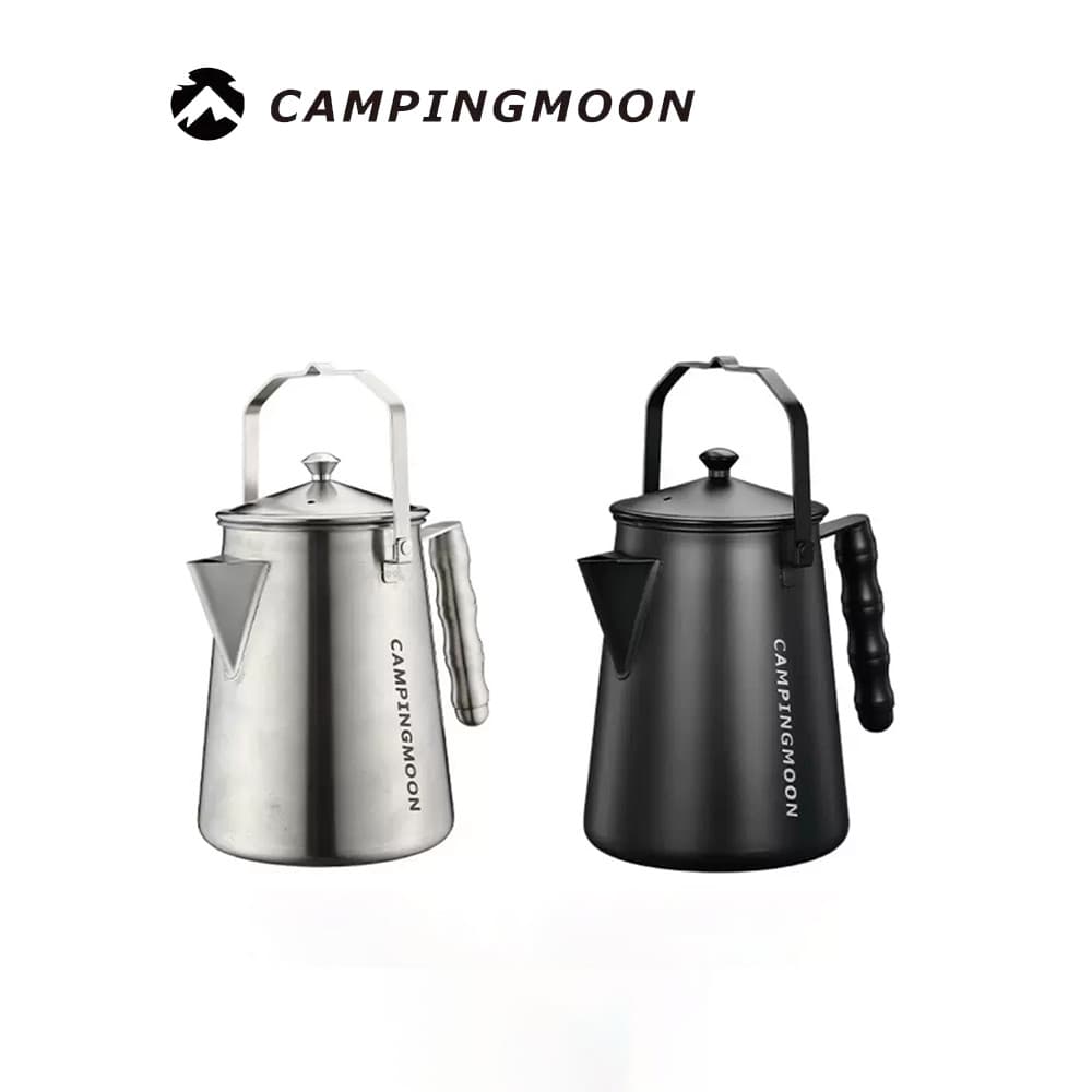 Coman chaleira de leite SW-6 aço inoxidável uma peça tamanho grande bule chaleira portátil acampamento fogueira chaleira