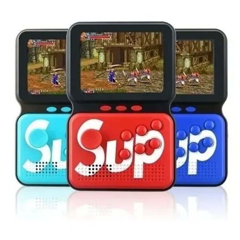 Mini Vídeo Game Portátil de Mão 900 Jogos Game SUP Box Power M3 Azul