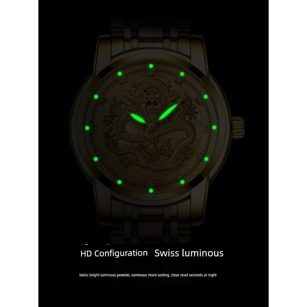 relogio masculino Swiss genuíno famosa marca automática oco relógio mecânico masculino luminoso à prova dwaterproof água