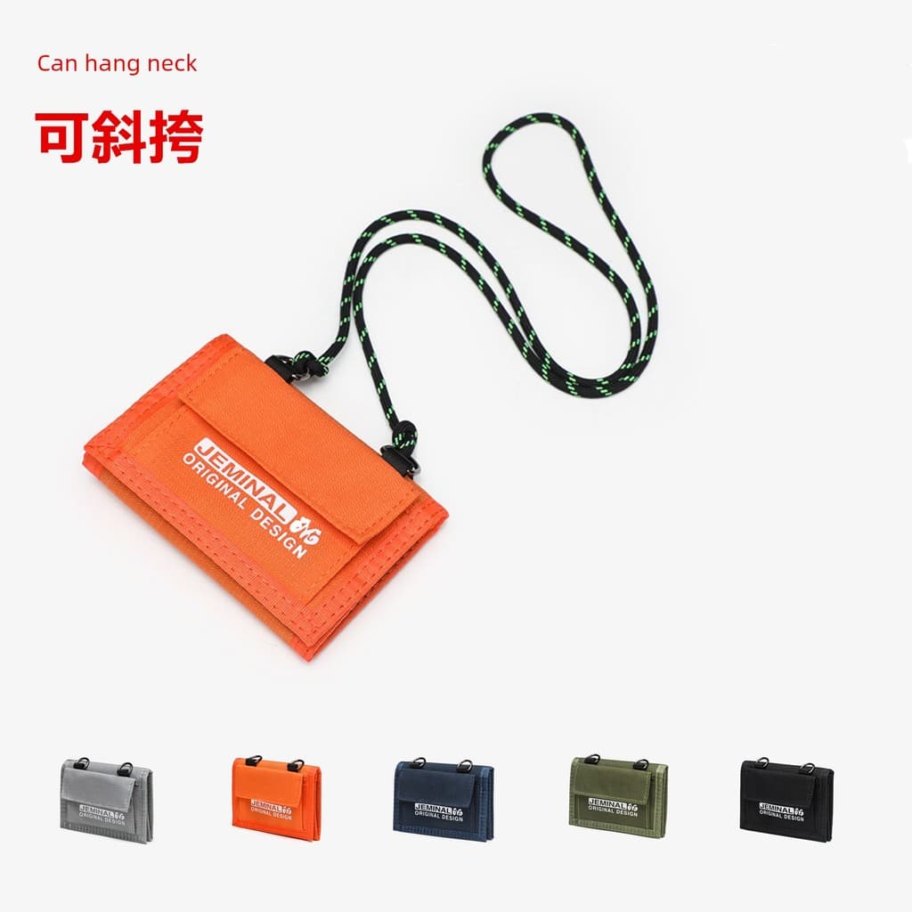 carteira masculina carteira masculina com ziper Carteira masculina carteira curta multifuncional lona dobrável titular d