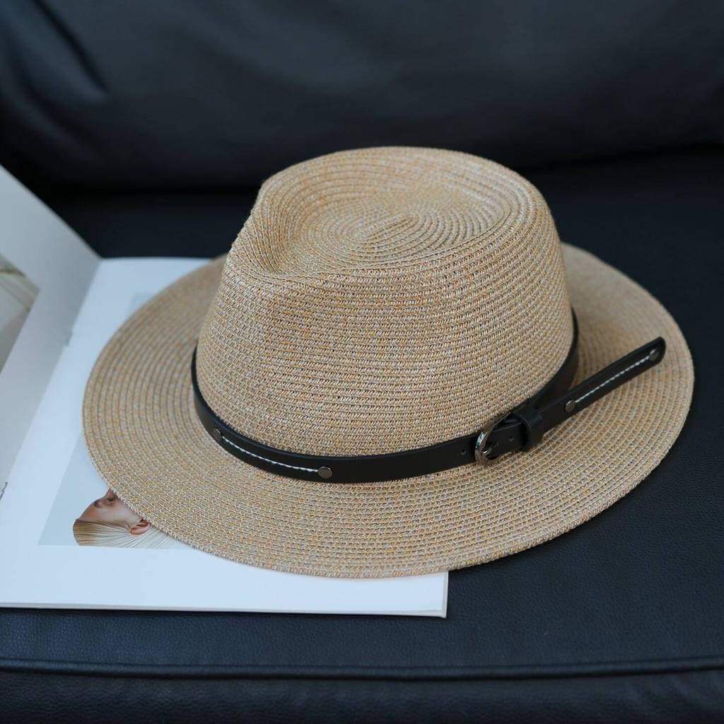 Extra fino planta fibra panamá chapéu de palha das mulheres dos homens verão viagem pára-sol protetor solar chapéu super
