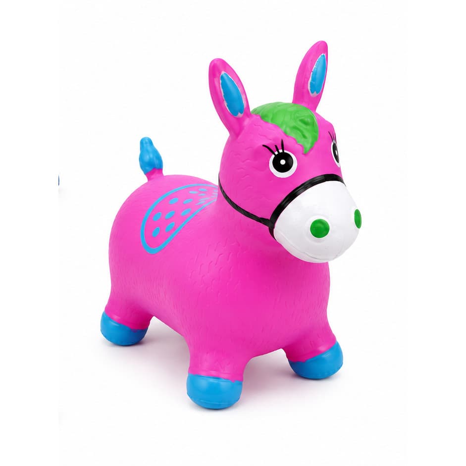 Cavalinho Upa Upa inflavel Pocoto Brinquedo Pula Pula Musica Infantil Com Musica e Led