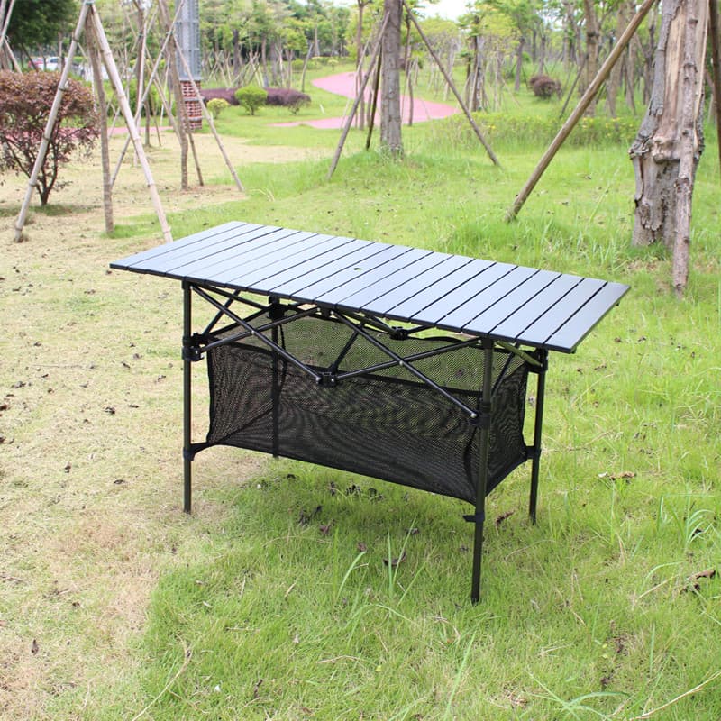 1.2m tira longa mesa de alumínio mesa dobrável ao ar livre mesa de alumínio dobrável mesa de churrasco acampamento lazer