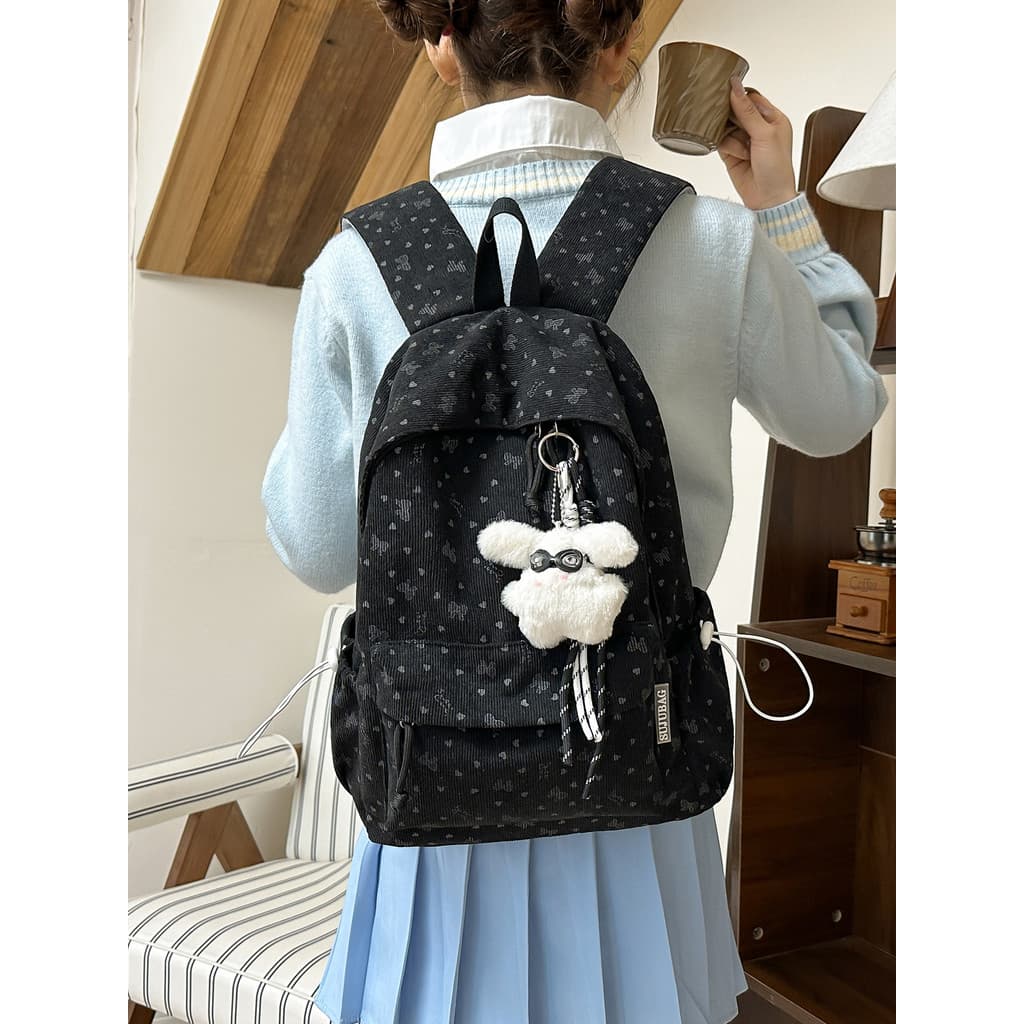 Simples estilo Preppy impresso mochila das mulheres dos homens júnior escola leve estudante mochila grande capacidade à