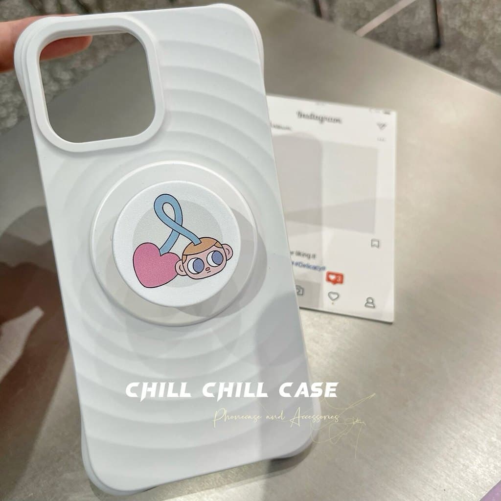 Chill ^ Chá da tarde de limão impresso plano adequado para suporte magnético de telefone de substituição PPS Airbag remo
