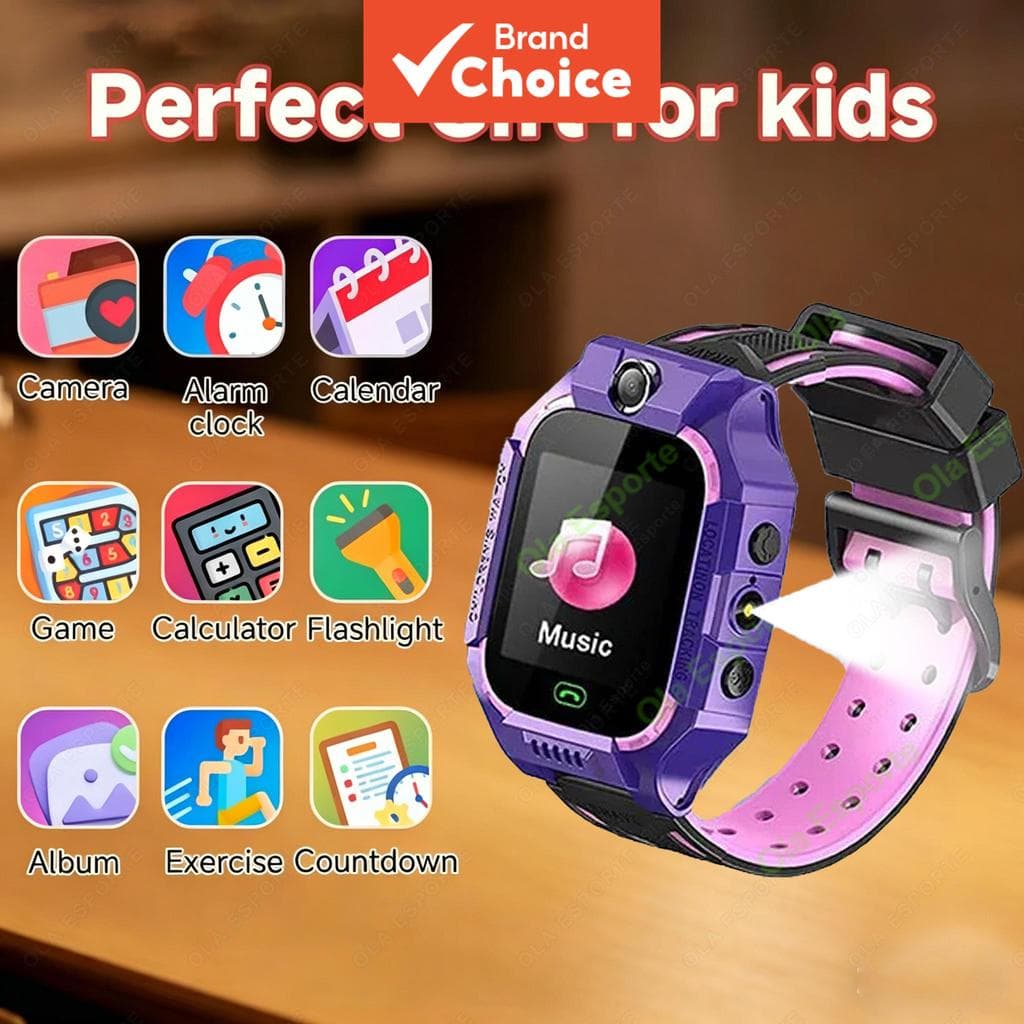 Novas Crianças Smartwatch GPS Localização Rastreador SOS 2G Sim Chamada Criança Relógio Inteligente Câmera À Prova Dwate