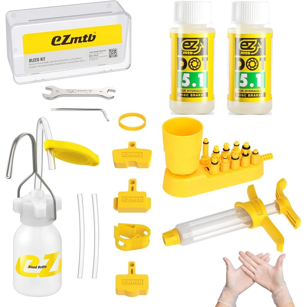 Kit de Sangria de Freio para Bicicleta SRAM/Avid Hope Formula com 120ml de Fluido de Freio DOT 5.1, Kit Perfeito para Se