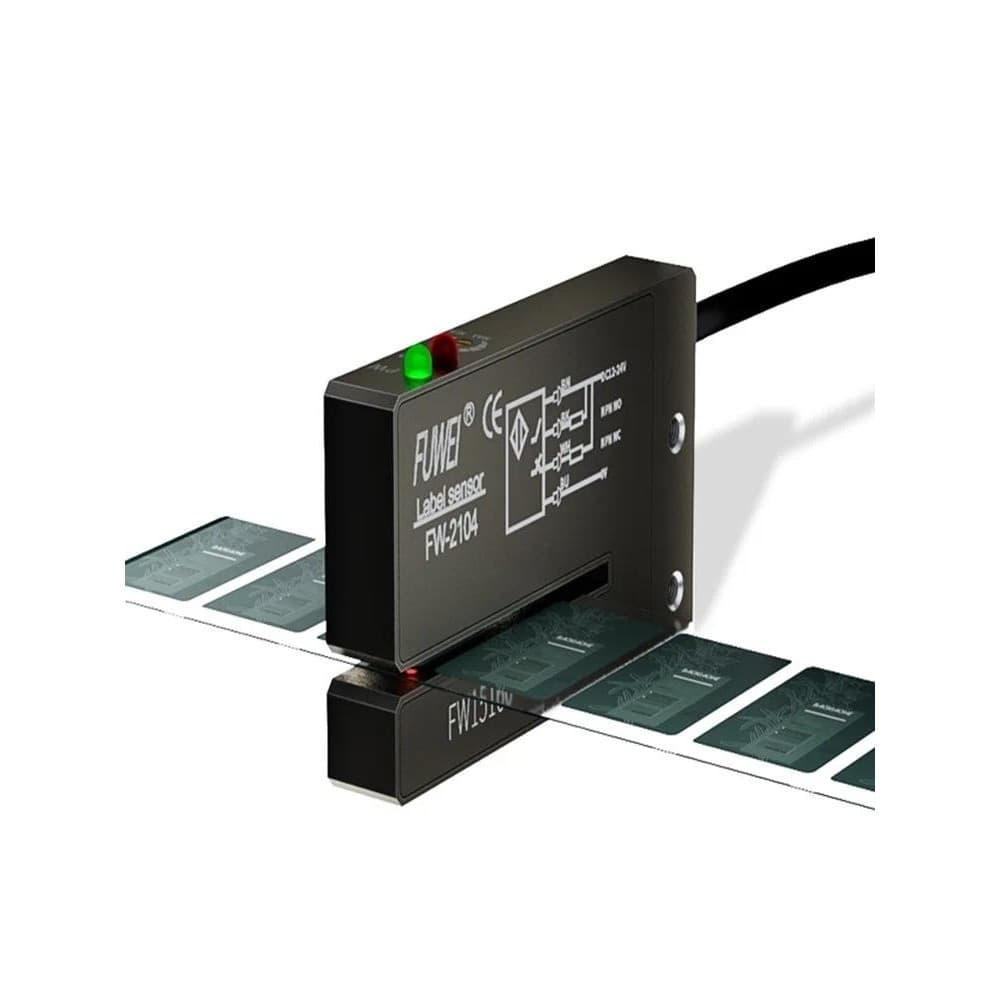 FUWEI Sensor Óptico Máquina De Etiquetagem Automática Equipamento Etiqueta Fotoelétrica Tipo Sot Coluna Etiquetas
