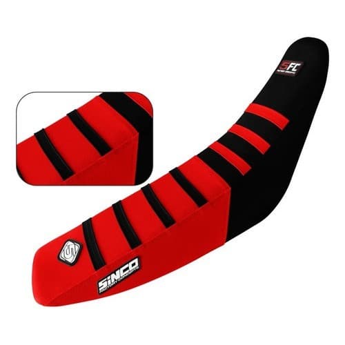 Capa De Banco 5inco Crf 230/250f/300f Antiderrapante Griper Vermelho emborrachada para Crf 230f / crf 250f /crf 300f crf