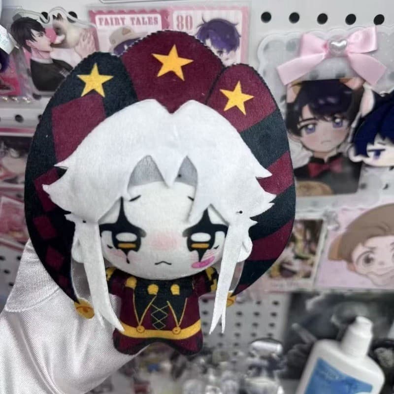 Recheado 10cm Anormal Circo Pierrot Impresso Corpo Algodão Boneca Mochila Ornamento Ou Crianças Adultos Presente De Aniv