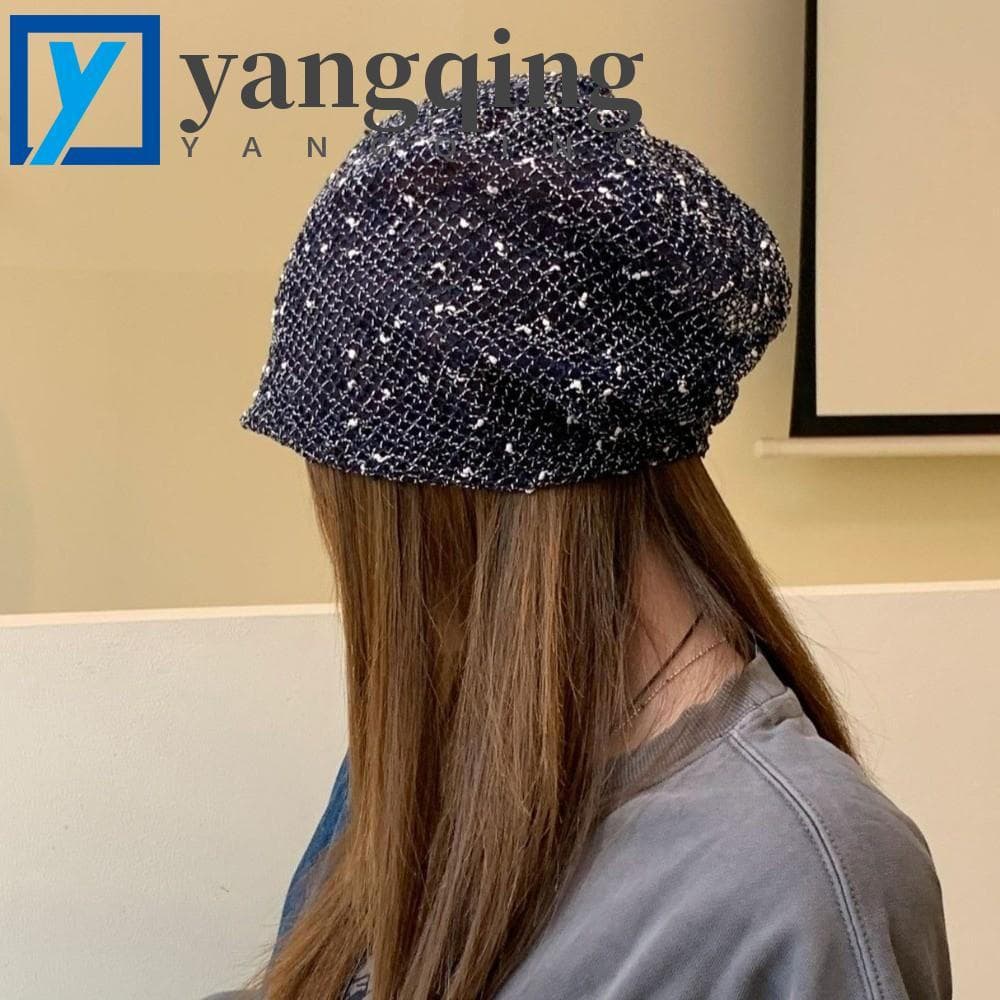 Chapéu De Gorros De Malha YANGQING , Estilo Coreano Boêmio , Gorro Vazado Étnico Fino