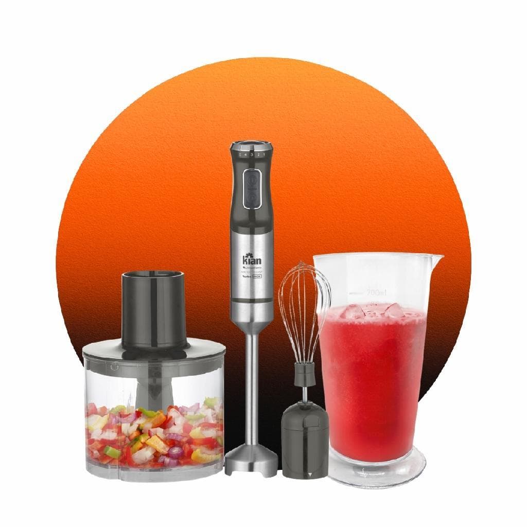 Mixer Turbo Processador 3 Em 1 1000w 5 Vl Inox Preto 220v
