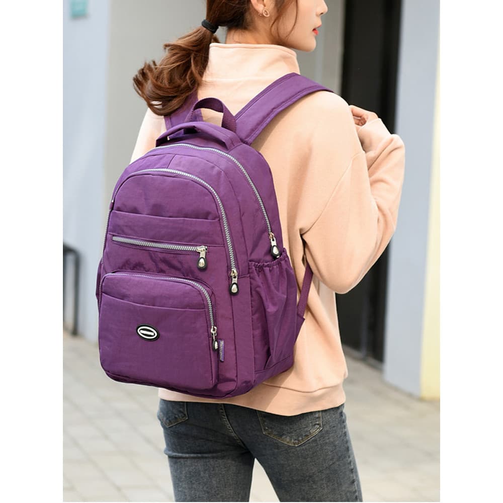 Mochila de grande capacidade moda Casual bolsa feminina à prova dwaterproof água mochila de viagem novo estilo estudante