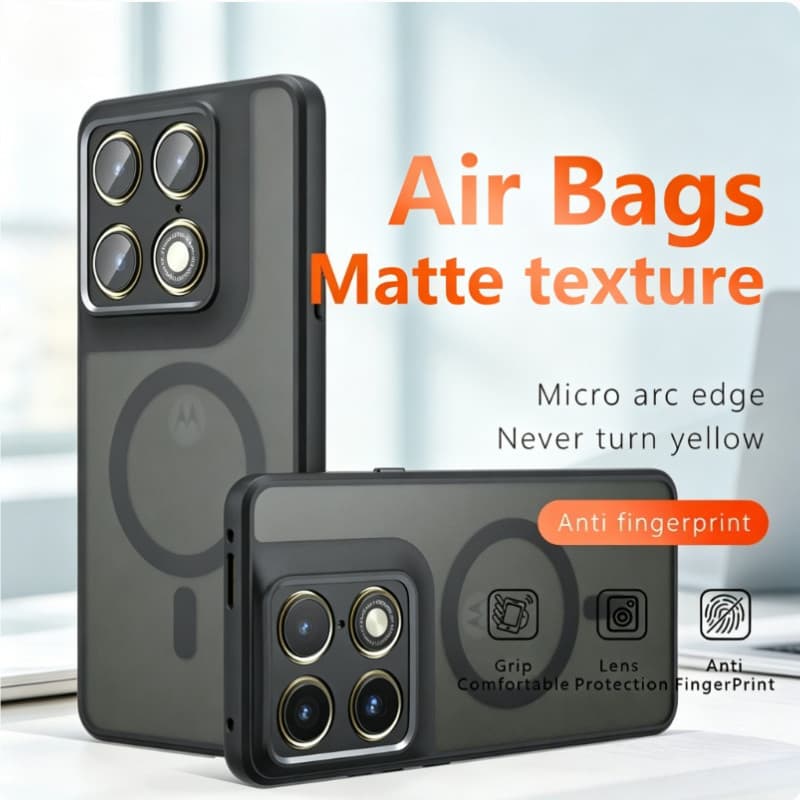 Capa Magnética Para Motorola Edge 70Pro 70 Ultra X70 Air Pro Assinatura Fosca À Prova De Choque Carregamento Sem Fio Dur