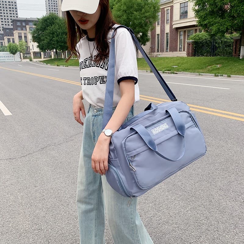 AOSIMAN bolsa de viagem portátil, bolsa de bagagem de ombro Fashion, bolsa de embarque transversal, bolsa de viagem, pos