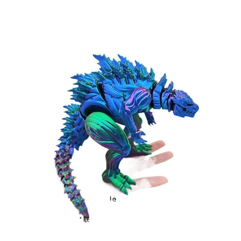 Impressão 3D Godzilla Dinosaur Joint Decoração de modelo criativo móvel