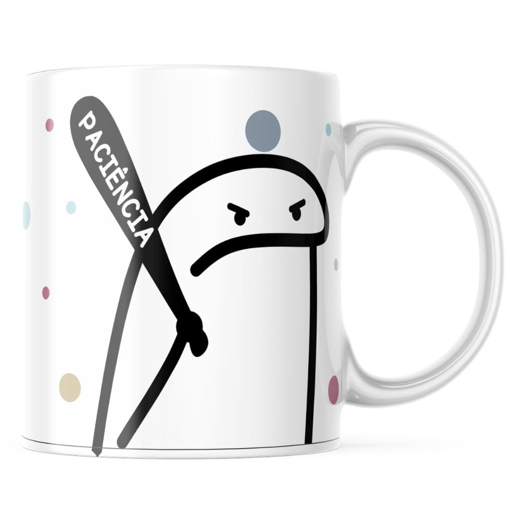 Caneca de Porcelana Flork Paciência Divertidas