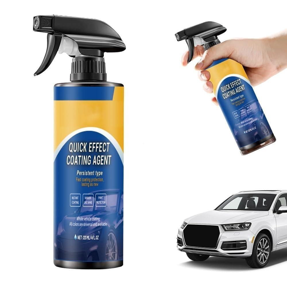 Spray de Revestimento para Carros, Versão Atualizada 2025, Agente de Revestimento de Efeito Rápido, Spray de Cera para R