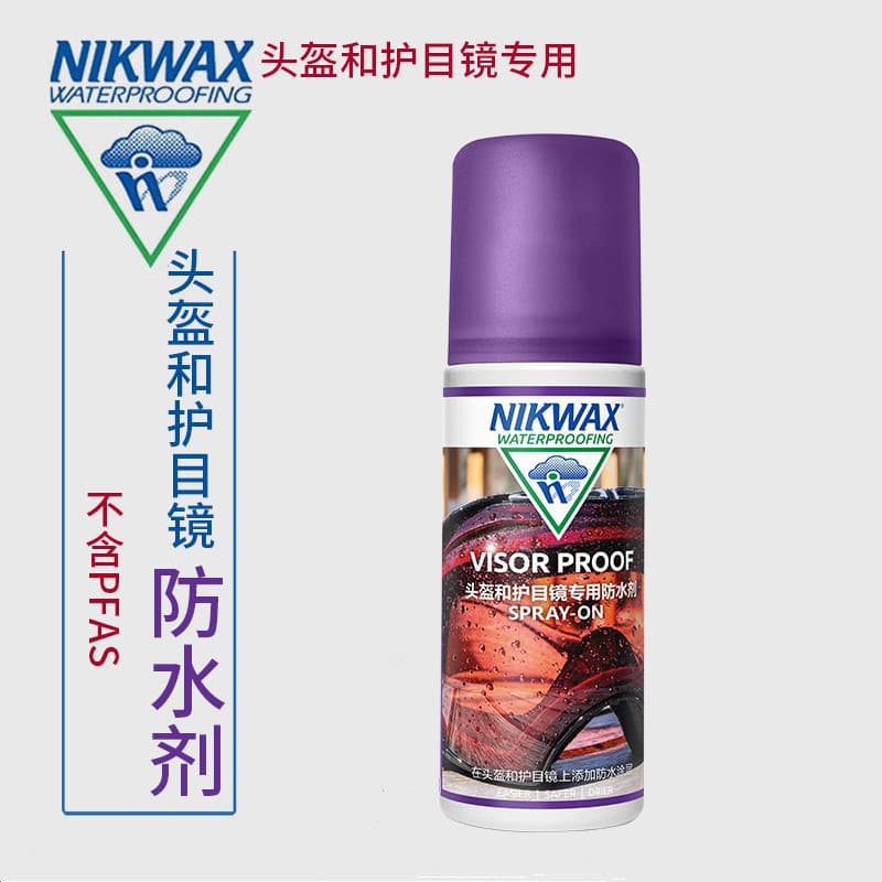 NIKWAX (sem PFAS) Capacete e Óculos Repelente de Água Dedicado
