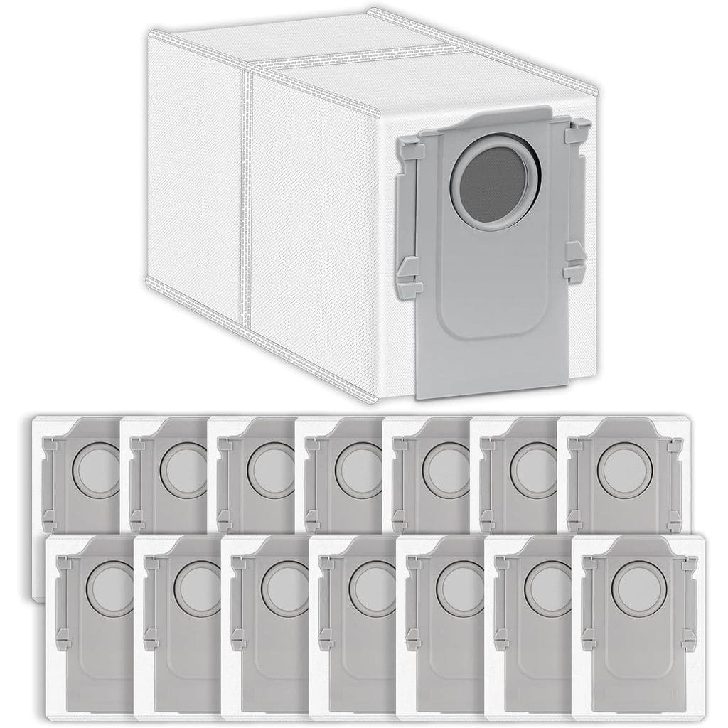 (15 Pack) Dust Bags for Roborock QV35A, QV35S, S8 MaxV Ultra, S8 Max Ultra, Qrevo Curv/ S5X/ 5A1/ 5XC, Qrevo S/Pro/Plus,