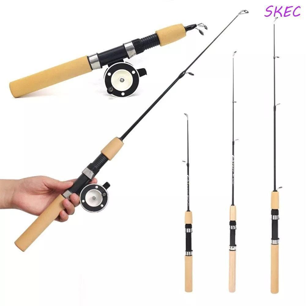 Vara De Pesca SKEC 60cm/80cm/100cm Antiderrapante Winter Mini Ice Rod