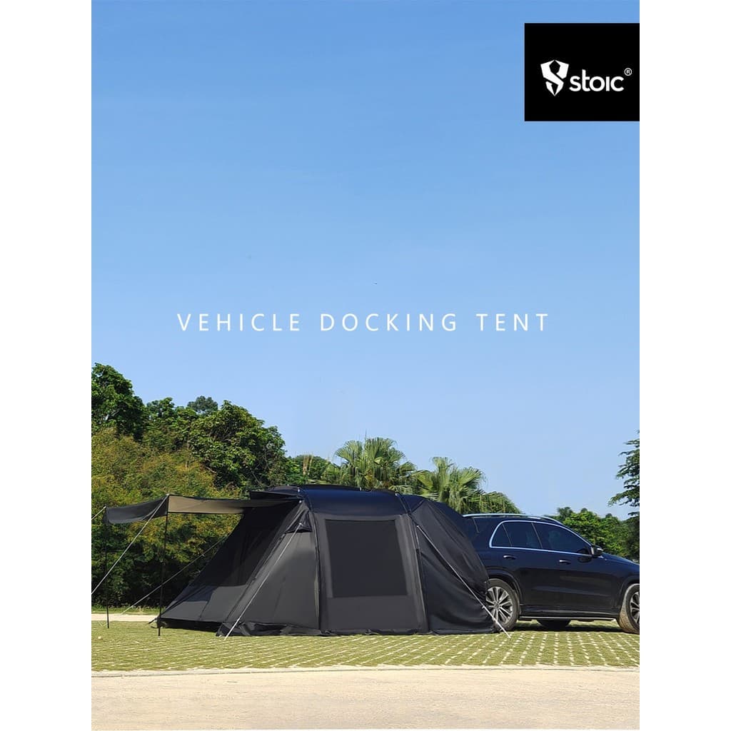 Stoic multifuncional SUV tenda traseira túnel tenda extensão tenda haste de alumínio acampamento auto-condução Tour à pr