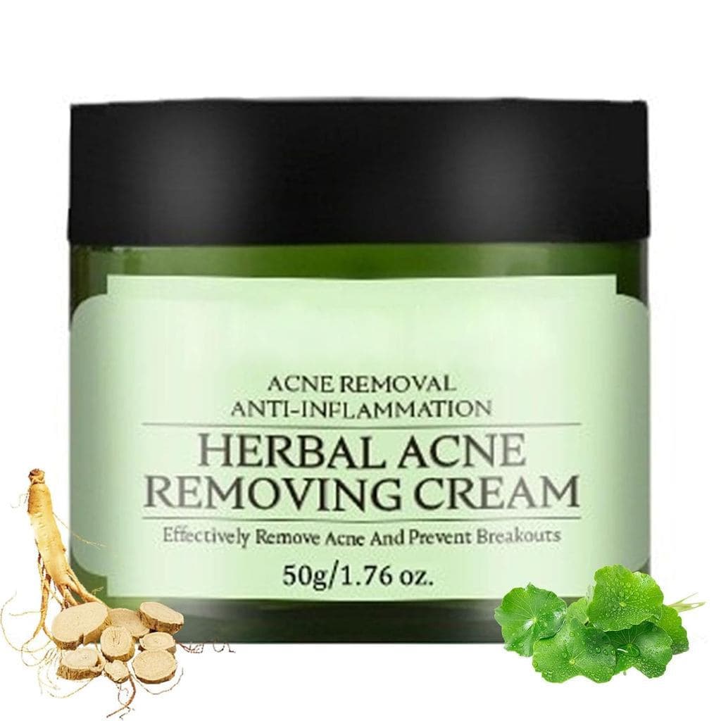 Removedor de Acne para o Rosto, Fórmula Herbal para Pele Oleosa e Combinada, Reduz Espinhas, Manchas, Cravos, Limpa e Pu