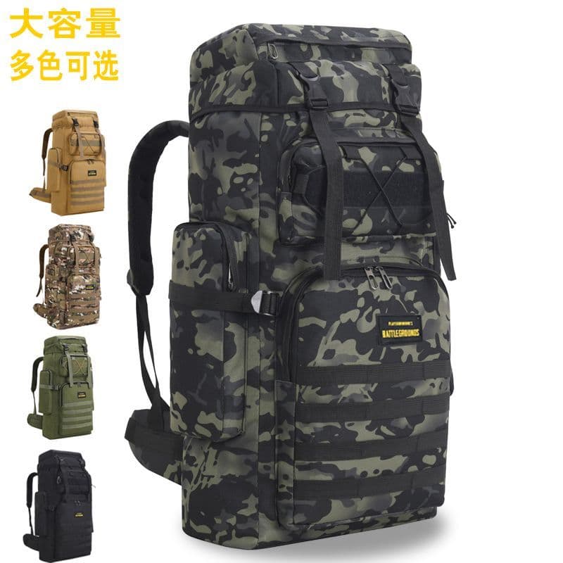60L Grande Capacidade Mochila de Viagem Ao Ar Livre Camuflagem Mochila Esportes Homens Mulheres Armazenamento de Viagem