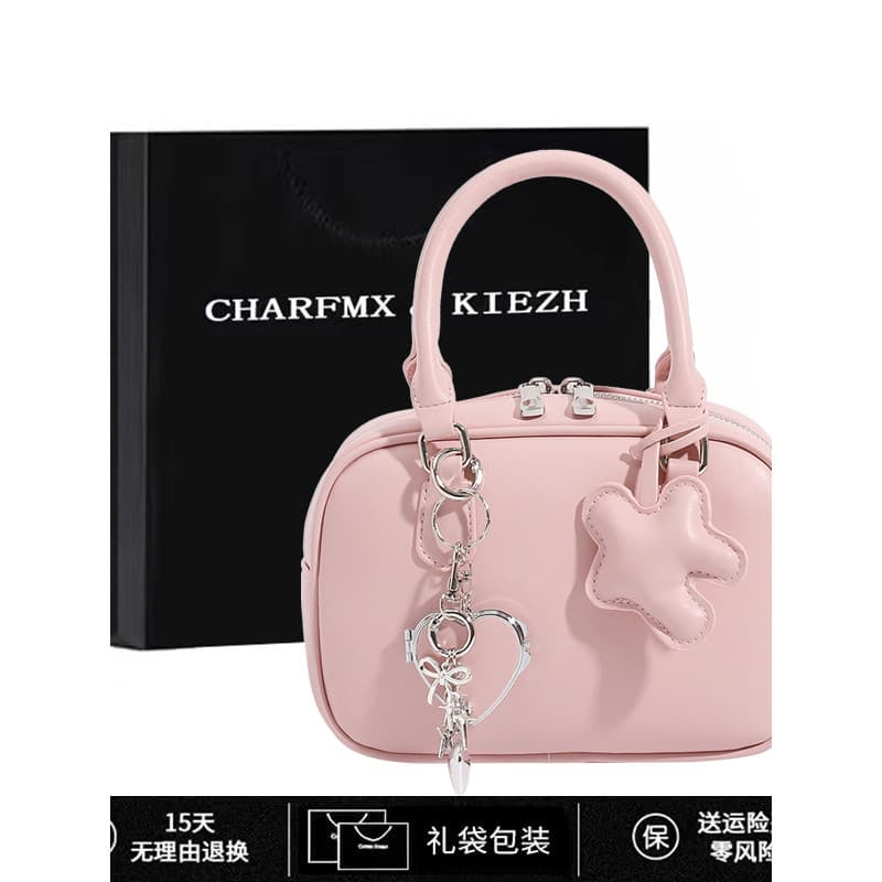 CHARFMX & KIEZH Bolsa Feminina Bolsa de Boliche Feminina 2026 Novo Estilo Bolsa Mensageiro de Ombro Bolsa Pequena Bolsa