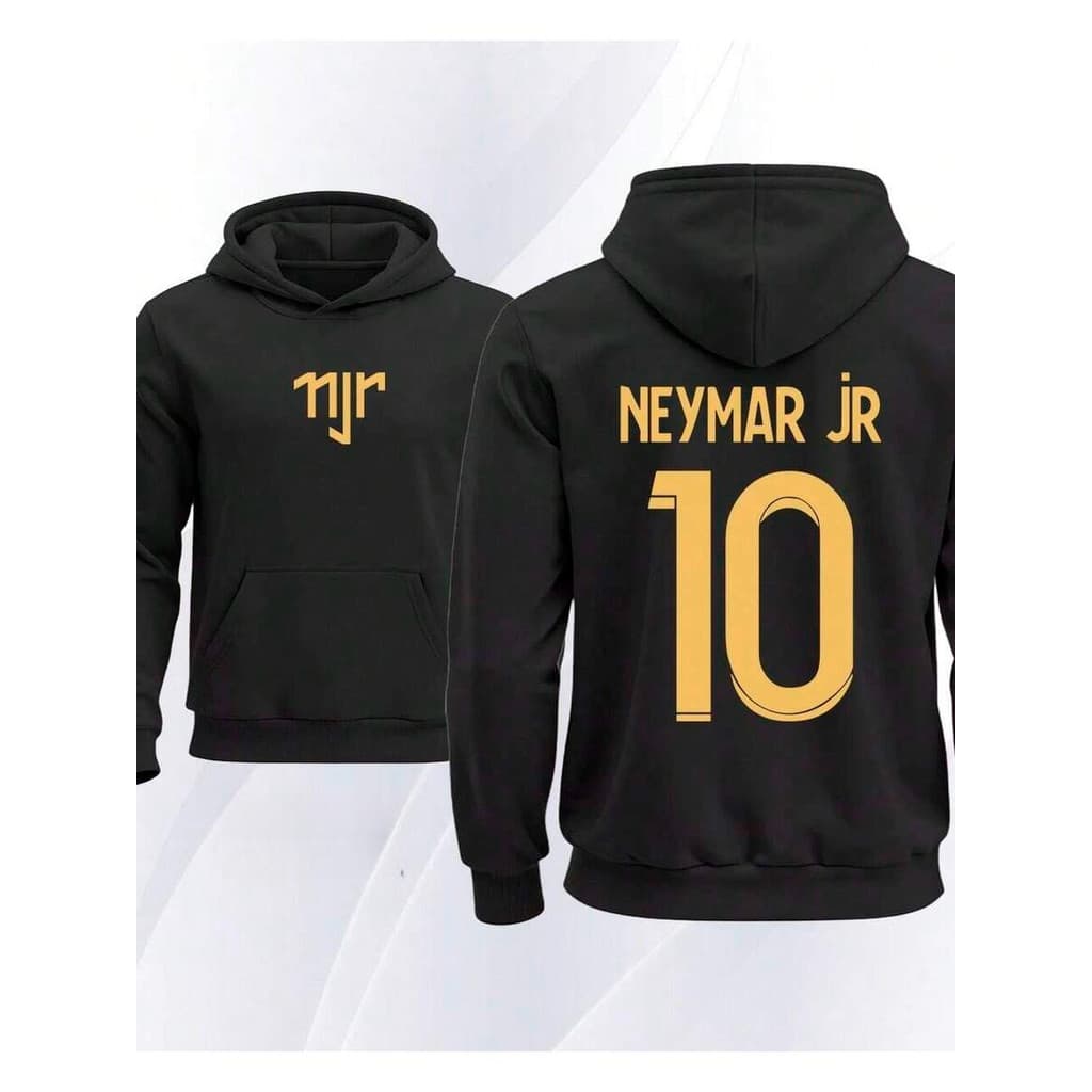 Casaco Masculino Moletom Futebol NJR Neymar. Jogador Caro Com Capuz
