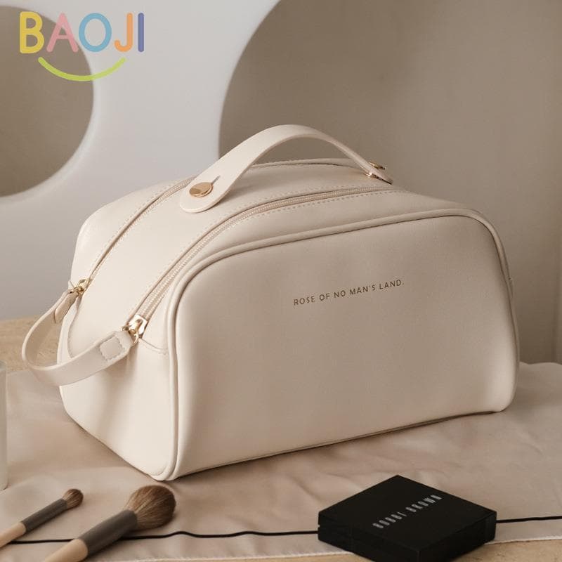 ZTPU duplo zíper saco cosmético fabricante grande capacidade saco de higiene pessoal viagem portátil Premium cuidados co